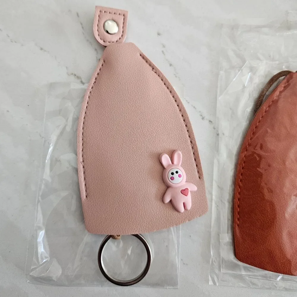 Colorful Bunny Key Wallet Set Of 4
